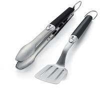 WEBER 6645 Set utensili Premium 2 pezzi spatola e pinza