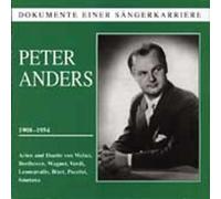 Weber/Leoncavallo/Wagn Peter Anders 1908-1954 (Orchestra of the Berlin Stat (CD)