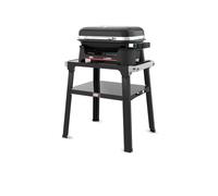 Weber Lumin Barbecue Elettrico con Supporto/Fino a 315 °C, con termometro nel Coperchio, Griglie in ghisa Smaltata in Porcellana, Superficie di Cottura 33 × 49 cm, Nero (92010879)