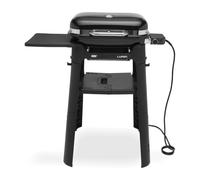 Weber Lumin Compact Barbecue Elettrico con Stand, Griglia di Cottura 43 x 32cm, Portatile, Raggiunge 315 °C, Versatile - per Rosolare, Affumicare, Cuocere al Vapore, Scongelare - Nero (91010953)