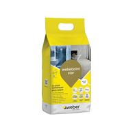 Weber Malta guarnizione per piastrelle decorativa idrorepellente, speciale per interni ed esterni, larghezza 2-10 mm, 5 kg, bianco puro, WEBERJOINT STAR