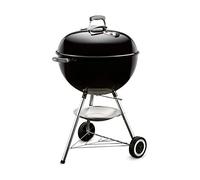 Weber Original Kettle BBQ a carbone, sup. cottura Ø 47 cm, con coperchio e vaschetta smaltati, termometro sul coperchio, sistema di pulizia One-Touch - Nero (13101053)