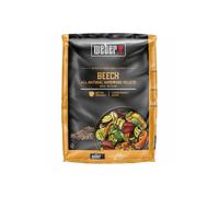 Weber Pellet di legno di faggio (8 kg), perfetto per affumicare verdure, pellet di legno naturale al 100%, adatto a tutti i barbecue a pellet (3401054)