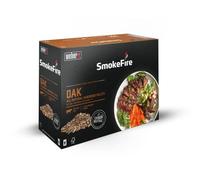 Weber Pellets di Legno - Legno di Quercia (8kg), Perfetti per Affumicare il Manzo, Pellets di Legno 100% Naturali, Prodotto UE, Legno Certificato FSC Sostenibile (18295)