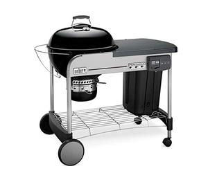 Weber Performer Deluxe GBS Barbecue Carrello A legna Nero, Acciaio inossidabile