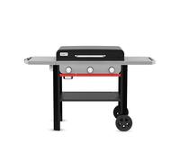 Weber Slate GP 71cm Premium Plancha Grill / 3 bruciatori, Calore Uniforme Fino ai Bordi, Fino a 260 °C, Superficie Antiaderente Smaltata in Porcellana, Area di Cottura 3483 cm², Nero