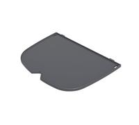 Weber Plancha unilaterale, ricambio griglia per serie Q 3000N dal 2025 (nero, semicircolare, ghisa)