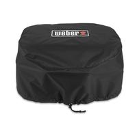 Weber Copertura Premium per Barbecue Elettrico Lumin Compact, Traspirante, Resistente ai Raggi UV e all’Acqua, Protezione da Vento e intemperie, con Chiusura in Velcro - Nero (3400305)