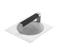 Weber pressa per Smashed Burger, Robusta e Stabile, Superficie Liscia, in Acciaio Inox con Impugnatura Antiscivolo - Argento (3400846)