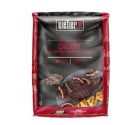 Weber Pellet di legno di ciliegio (8 kg), perfetto per affumicare carne di maiale, pellet di legno naturale al 100%, adatto a tutti i barbecue a pellet (3401050)