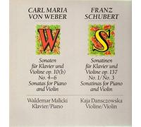 Weber, Schubert - Franz Schubert: The Complete Works for Violin and Piano (2 Records Set) Michele Auclair, Violin, Genevieve Joy, Piano Three Sonatinas, Op. 137, Sonata in a Major (Duo) Op. 162 Fantasia in C Major, Op. 159, Rondo Brilliant in B Minor, Op.70