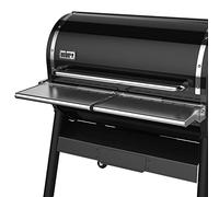 Ripiano anteriore ripiegabile in acciaio inox accessorio per barbecue a pellet smokefire ex6 7003 weber
