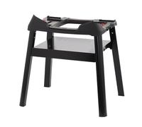 Weber Supporto compatto compatibile con tutti i modelli Weber Q, supporto leggero per barbecue con ripiano portaoggetti, montaggio senza attrezzi, nero (3400855)