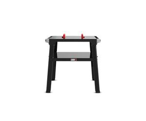 Weber Supporto Fisso per Tutti i Barbecue elettrici Lumin/Leggero e Stabile, con ripiano, Compatibile con Sistema Works - Nero (3401233)