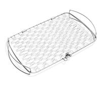 Weber 6471 - Graticola da pesce - Grande 40,6 x 25,4 cm, Inox