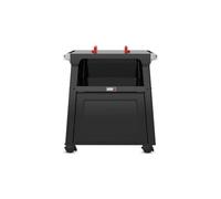 Weber Supporto Premium per Tutti i Barbecue elettrici Lumin/Solido e Stabile, armadietto Chiuso con ripiano Aperto, Compatibile con Sistema Works - Nero (3401232)