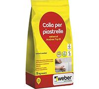 webercol ProGres Top S1 Colla ad elevata deformabilità per la posa di piastrelle, bianca, 5 kg