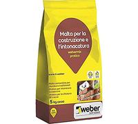 webermix pratico Malta pratica di cemento pronta all'uso, grigia, 5 kg
