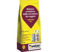 webertec fer Malta a presa rapida per il ripristino del cls, rossa, 2 kg