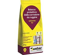 webertec fer Malta a presa rapida per il ripristino del cls, rossa, 2 kg