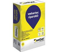 Webertec ripara60 kg 25 malta tixotropica r4 ripara cls