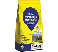 webertec ripararapido20 Malta a presa rapida per il ripristino del cls, grigia, 5 kg