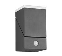 webmarketpoint Applique Led Orientabile Avon Alluminio Antracite IP54 Sensore Movimento Trio Lighting