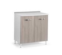 WEBMARKETPOINT Base per Cucina 2 Ante Olmo in Legno nobilitato Cm 80x50xH 85