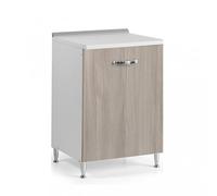 WEBMARKETPOINT Base per Cucina Olmo mobili componibili 1 Anta Cm 60x50xH 85
