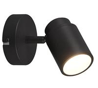 webmarketpoint Faretto Spot Orientabile Metallo Nero Angelo Trio Lighting