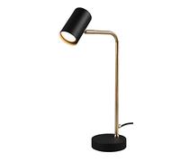 WEBMARKETPOINT Lampada Da Tavolo Marley Ottone E Spot Nero H45 Trio Lighting