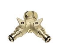 RACCORDO PRESA A DOPPIO RUBINETTO MASCHIO 3/4" IN OTTONE CON LEVE ARRESTO 35835