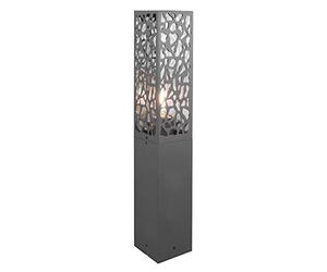 webmarketpoint Paletto da Esterno Cooper Antracite IP44 Trio H60 cm Lighting