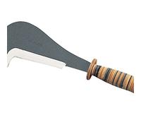 WEBMARKETPOINT Roncola monterotondo cm.30 con Manico in Cuoio