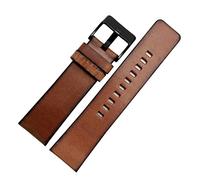 WEBOL Cinturino per Orologio retrò in Vera Pelle Compatibile con Diesel DZ4343 DZ4323 DZ7406 Cinturino per Orologio Vintage in Pelle Italiana 22mm 24mm 26mm Bracciale da Uomo