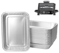 WEBROIL Confezione da 30 fodere per vassoio grasso per Ninja serie OG800/OG900, per affumicatori da esterni, per Ninja OG850/OG951 Woodfire Outdoor Grill XL Pro Accessori