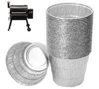 WEBROIL Confezione da 30 sacchetti BAC407 per secchio di grasso Traeger Pro 575/870, accessori per secchio Traeger Ironwood 650/885, vassoio antigoccia Traeger serie 20, 22, 34, 12,4 x 10,2 cm