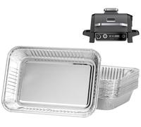 WEBROIL Fodere per vassoio antigrasso per Ninja OG800 e OG900 Series Woodfire Outdoor Grill XL Pro Accessori monouso in alluminio Smoker Pan Liner per Ninja OG901 OG850 OG951 OG952 OG951RAW Liner per