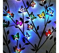 wecan 24Pack Farfalla Luci per Camera da Letto, 3D Farfalla Led Luci Glow in Dark Farfalle Giocattoli per Ragazze, Luci Notturne per Bambini Farfalla Lampada Notturna a LED Luminosi Farfalle 3D