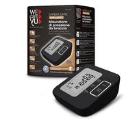 WECAREYU Misuratore Pressione da Braccio Cardio CARE con Lettura Vocale e Memorizzazione, Bracciale 22-40 cm, Rilevamento Battito Irregolare, Certificazione FDA