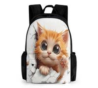 WECECE Kitten Borsa A Tracolla, Zaino Animal Cat Per Adolescenti, Adatto Per Viaggi Di Piacere, Escursioni, Scuola, Zaini Unisex