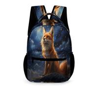 WECECE Zainetto Fox Per Ragazze, Zainetti Per Bambini, Zaino Elementari Animal, Zaini Per Bambino, Backpack Leggero Per Viaggi Campeggio