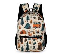 WECECE Zainetto Scuola Fox per Bambini e Bambine Scuola Primaria Zaino Scolastico Cartoon Cars Classe 5 8 Anni School Bag Leggero Resistente Tasca Frontale Tasche Laterali Regalo Compleanno