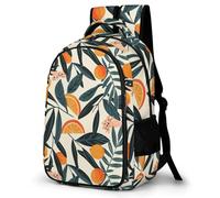 WECECE Zaini Scuola Lemon Pattern Alunno Elementare Borsa Scuola Fruit Theme Alunna Primaria Cartella Elementare Classe 3-5, School Bag Viaggio Gita Viaggio Leggero Resistente