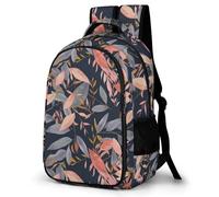WECECE Zaini Scuola Plant Leaf Alunna Elementare Zaino Scolastico Tropical Jungle Bambini Elementare Cartella Scolastica 7-11 Anni, School Bag Regalo Compleanno Rientro Scuola