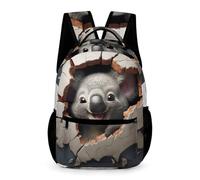 WECECE Zaino Koala Bambini, Borsa Scuola Ragazza, Zainetto 3D Animal Ragazzi, Zaini Sacca Da Ginnastica Bambina Per Viaggi