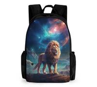 WECECE Zaino Lion Motif，leggero, Per Computer Portatile, Scuola Elementare Lions Animal Borsa A Tracolla Per Donne, Bambini E Adolescenti