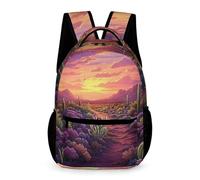 WECECE Zaino Scolastico Cactus per Bambini Scuola Primaria Borsa Scuola Plants Classe 4-5 Bambine 6-10 Anni Backpack Tasca Frontale Pratica Quaderni Bottiglia Ombrello Uso Giornaliero Viaggio