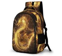 WECECE Zaino Scolastico Dragon Motif Ragazzo 14 Anni Zaino per Computer Chinese Style Studenti Scuola Media Cartella Impermeabile Leggero Gita Scolastica Viaggio Bookbag