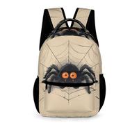 WECECE Zaino Scolastico Spider Pattern Studenti 13 Anni Zainetto Cute Little Animal Scuola Media 3 Bambini Backpack Pratico 43x32x15 cm Scuola e Gite per Libri Quaderni